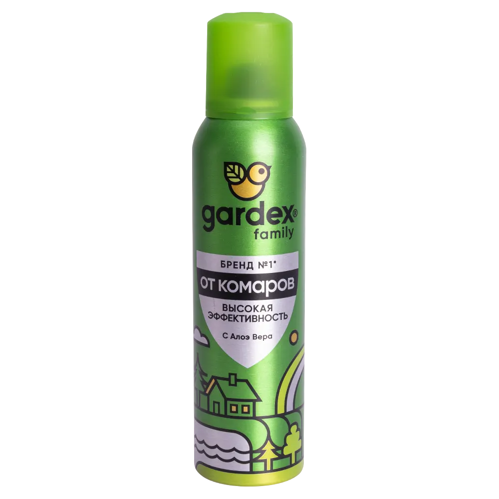 Аэрозоль Gardex Family от комаров 150мл. Фото №1