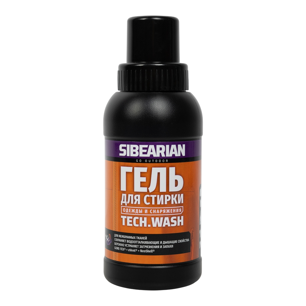 Гель SIBEARIAN TECH WASH для стирки мембранных и технологичных тканей 250 мл. Фото №1