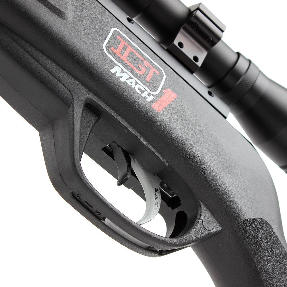 Винтовка пневматическая GAMO Black Bull IGT (переломка, черный пластик, прицел 4x32, 3Дж.), калибр 4,5 мм. Фото №6 Винтовка пневматическая GAMO Black Bull IGT (переломка, черный пластик, прицел 4x32, 3Дж.), калибр 4,5 мм. Фото №6