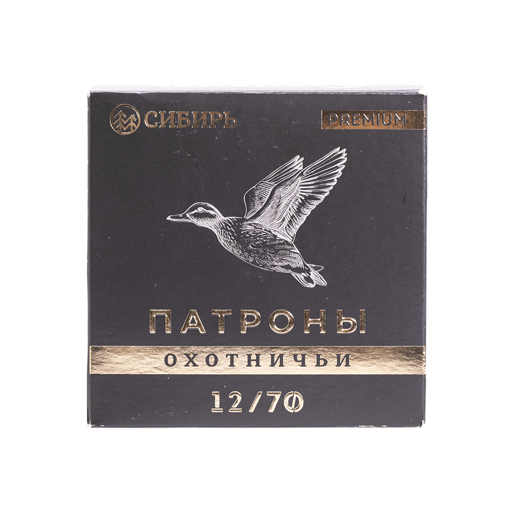 Патрон СИБИРЬ PREMIUM 12/70 охотничий дробовой 32г №0 (пачка 25 шт) (в коробке 250шт). Фото №5