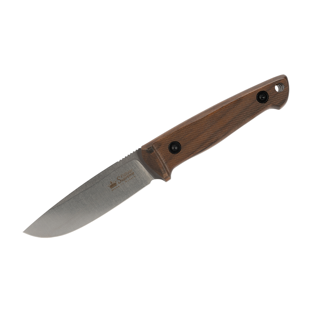 Нож Kizlyar Supreme Santi, AUS-8 StoneWash, дерево, кожа. Фото №1 Нож Kizlyar Supreme Santi, AUS-8 StoneWash, дерево, кожа. Фото №1