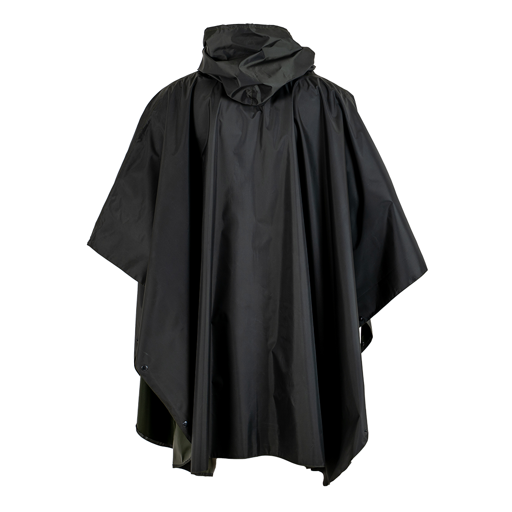 Дождевик Пончо (таффета с пвх покрытием застежка кнопки + мешок) Хаки. Фото №4 Дождевик Пончо (таффета с пвх покрытием застежка кнопки + мешок) Хаки. Фото №4