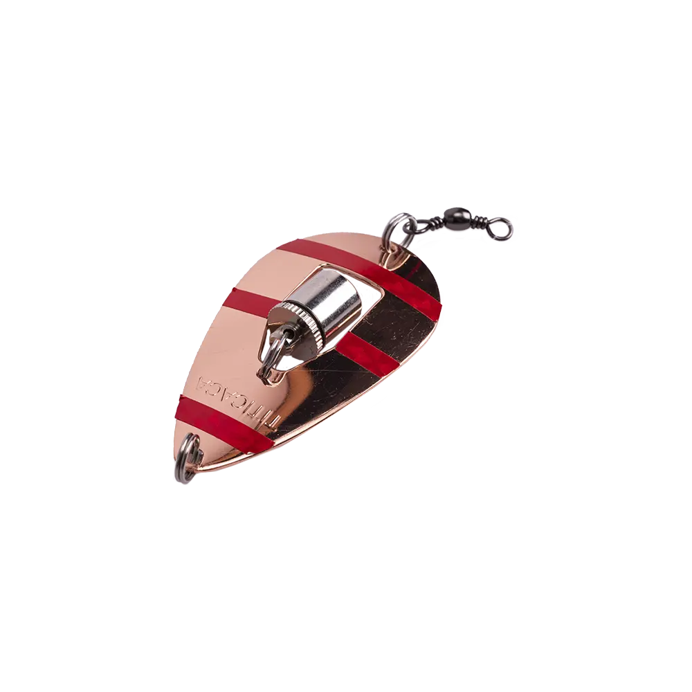 Блесна зимняя ММ Titicaca Nova 68 mm #8 Copper/Red. Фото №2