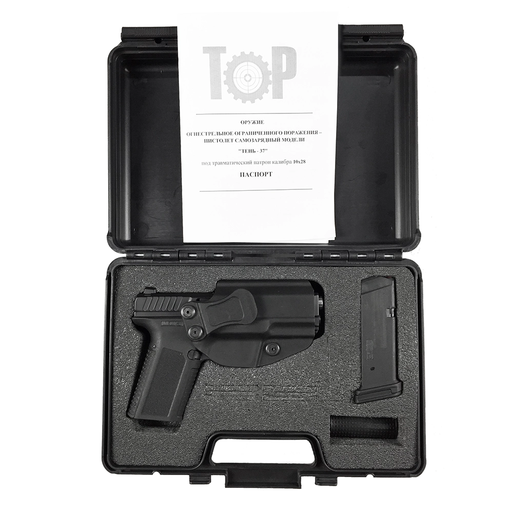 Пистолет ОООП Тень-37, калибр 10*28. Фото №3