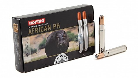 Патрон нарезной NORMA калибр 450 Rigby Woodleigh FMJ 550 grn. (в пачке 20 шт.). Фото №2