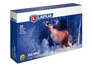 Патрон нарезной LAPUA калибр 300 WIN Mag Naturalis LR 11,0 гр. 170 grn. (в пачке 20 шт.). Фото №2