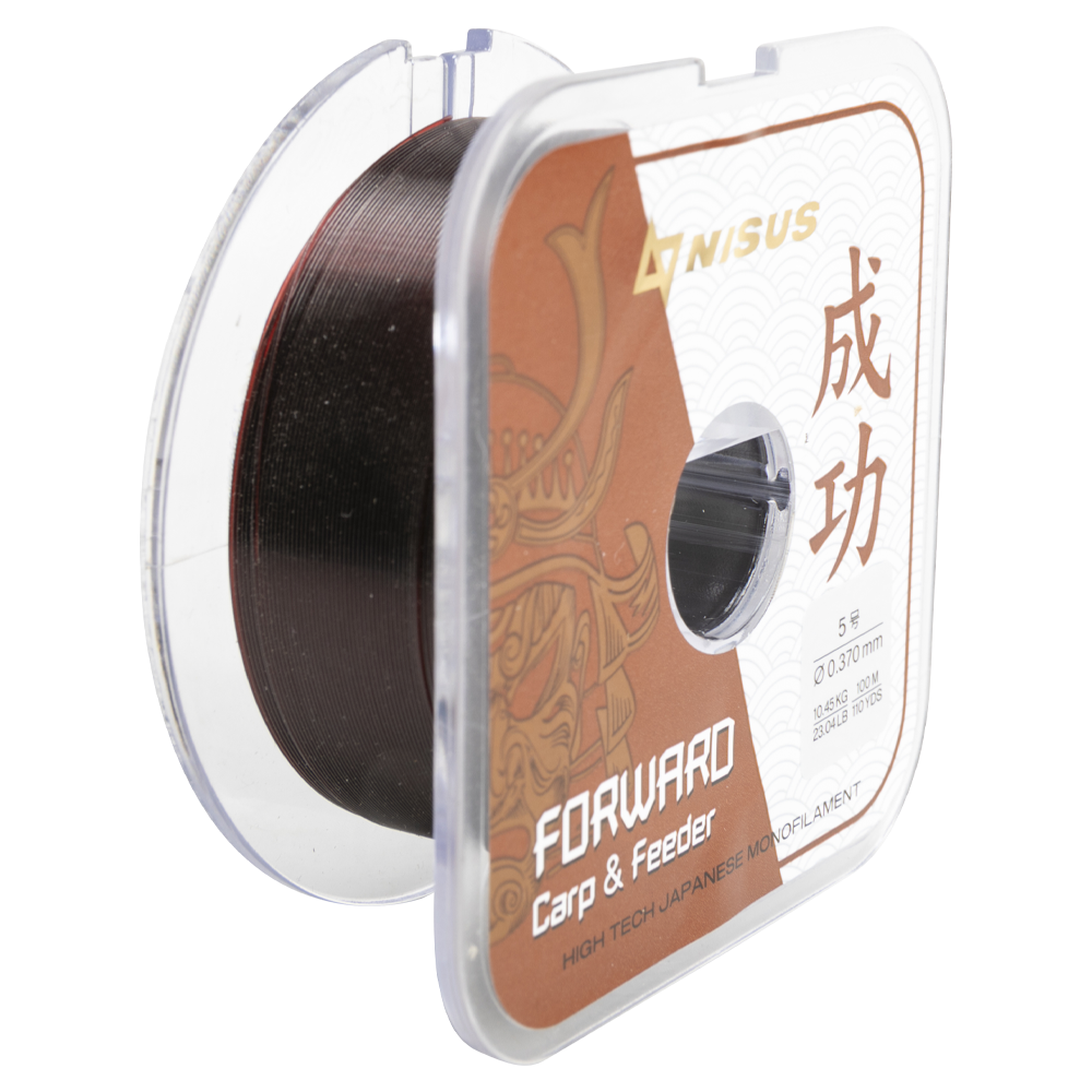 Леска Nisus Forward Green Warrior 0,370mm/100m Nylon (N-FGW-0370-100) . Фото №3