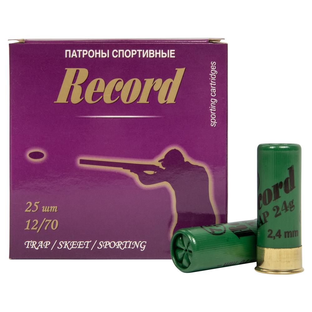 Патрон "Рекорд Спорт" 12/70 №7,5 24 г. (пачка 25шт). Фото №1