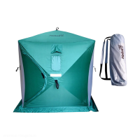 Изображение товара: Палатка зимняя куб Helios 1.8x1.8 (3зеленый/2серый) (Тонар)