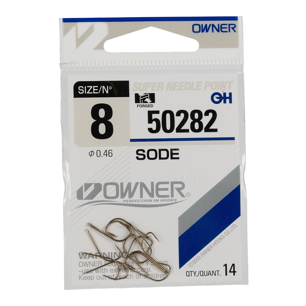 Крючок OWNER №50282  № 8 (18шт.). Фото №1