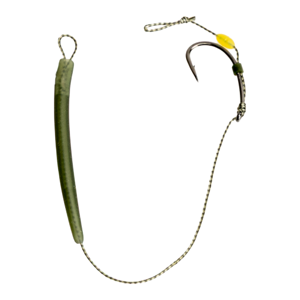 Волосяная оснастка «Метод» 10см 25lb (12кг), крючок Hayabusa P-1 № 6 (бойл 14мм), уп.2 шт. Фото №2