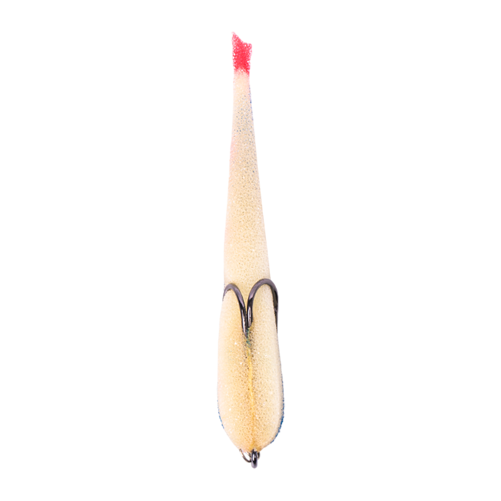 Рыбка поролоновая Контакт двойник бело-синяя 8 см (уп. 10 шт). Фото №2