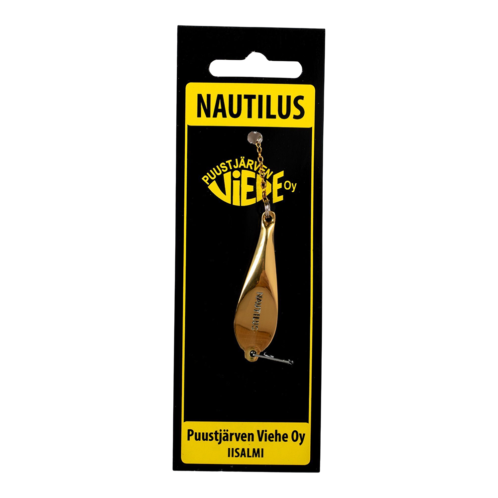 Блесна Puustjarven Nautilus 50мм, 9гр, цвет (Hop/Tom) цепочка-крючок. Фото №2