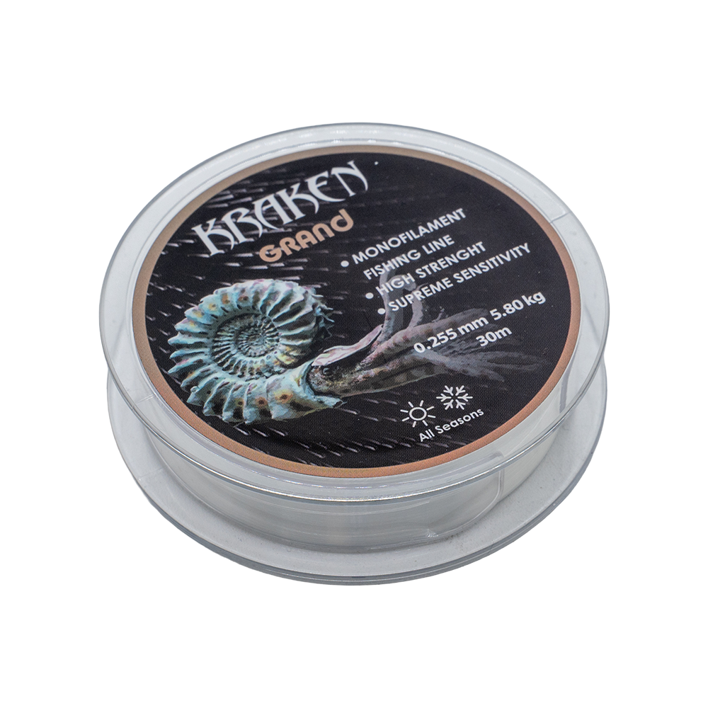 Леска Kraken Grand 30m 0,285mm 6.92kg. Фото №2