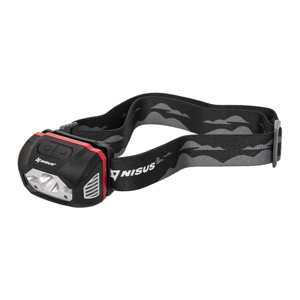 Фонарь налобный 440 LM, IPX6, USB NISUS PRO. Фото №2