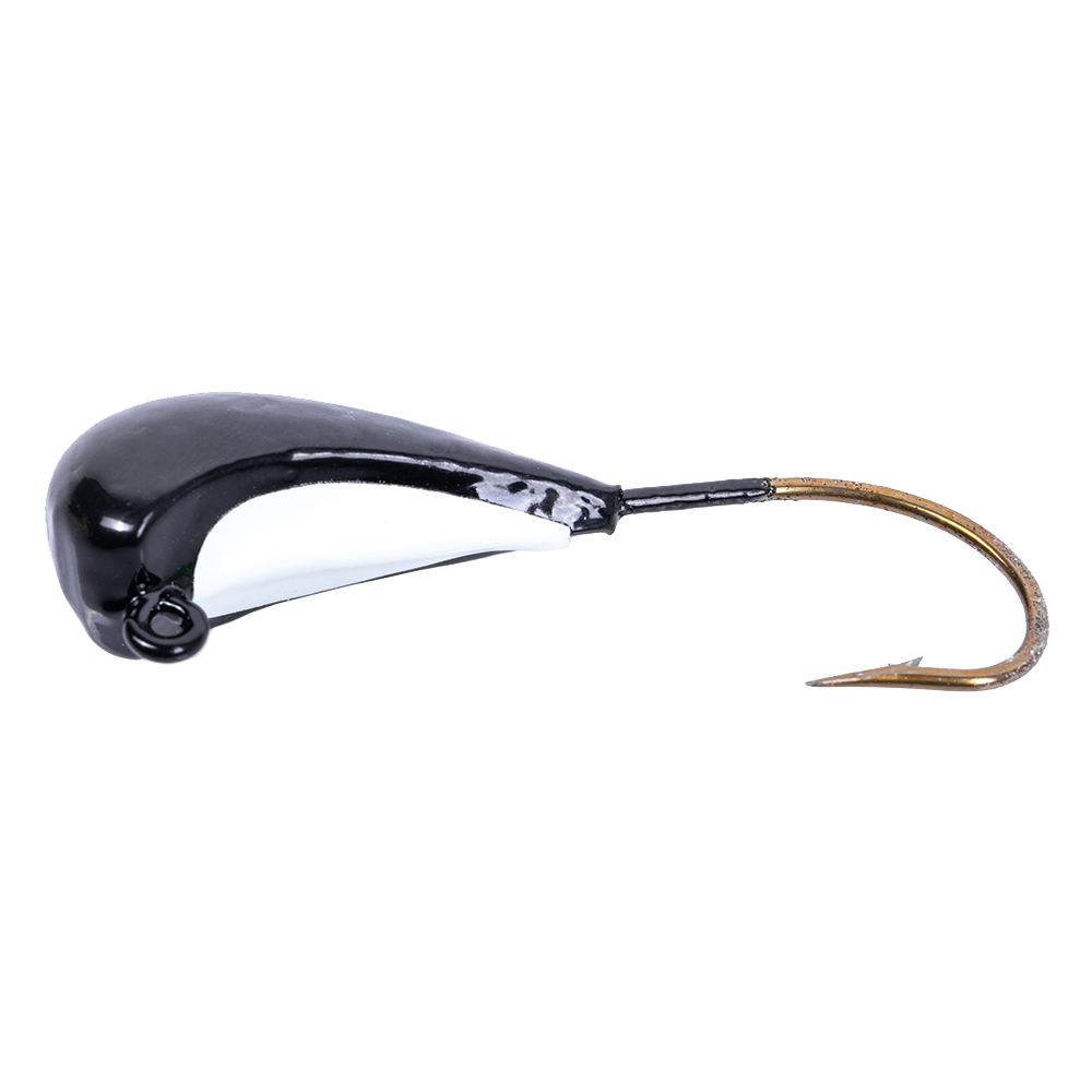 Мормышка свинцовая ЖОР Фунтик джиг, 32мм, 20гр, цвет (Ц №2) черный. Фото №1