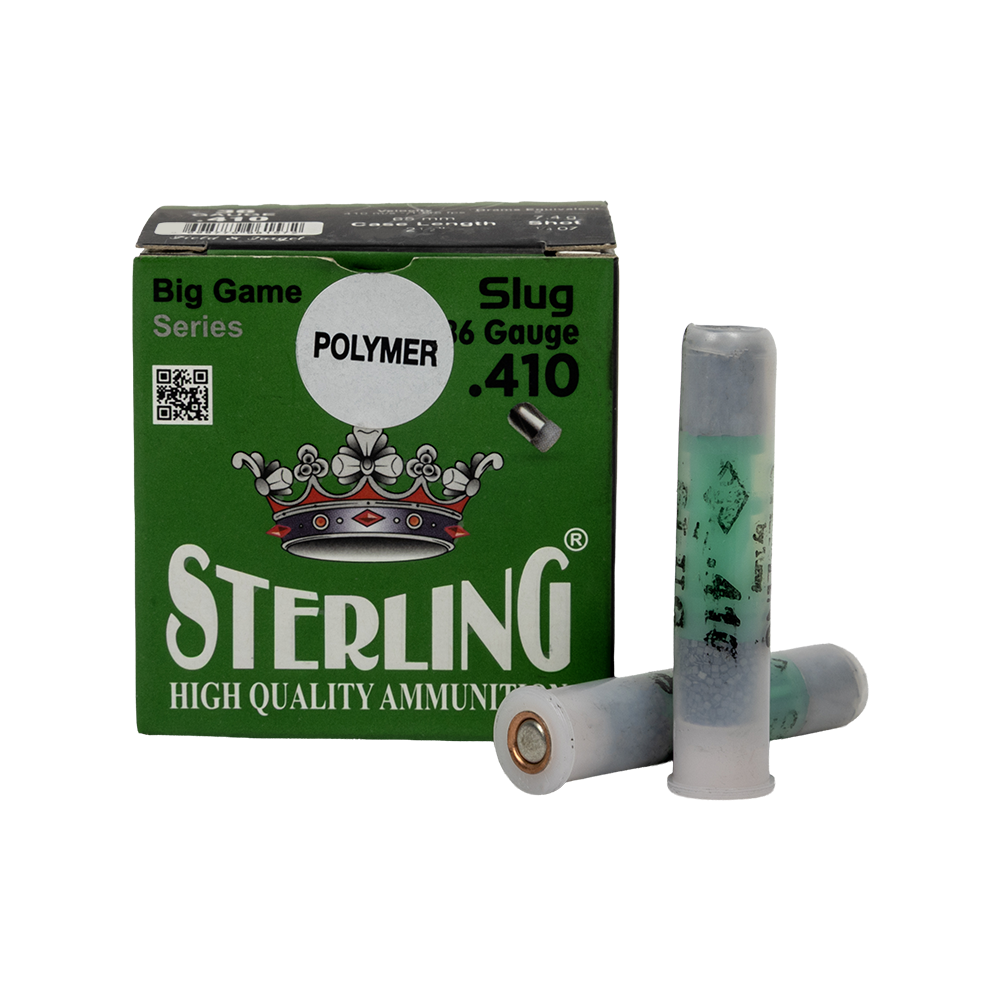 Патрон STERLING калибр 410 SLUG POLYMER (пачка 25 шт.). Фото №2