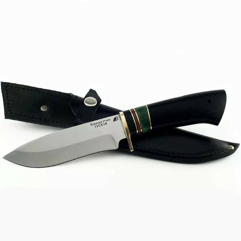 Нож "Зубр" 110х18 (без рисунка) (Кашулин). Фото №2