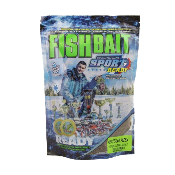 Прикормка FishBait серия «Ready Sport» 0.75 кг. Крупная Рыба. Фото №2