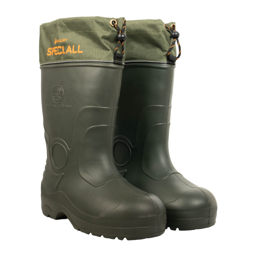 Сапоги KAURY GRAND ЭВА с манжетой, утепленные, олива р. 41-42. Фото №1