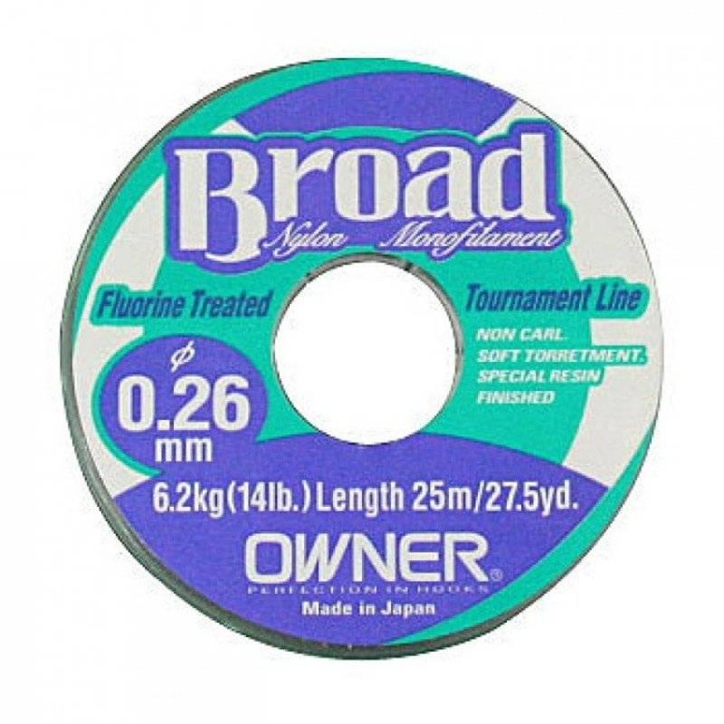 Леска Owner Broad 25м 0,26мм. Фото №2