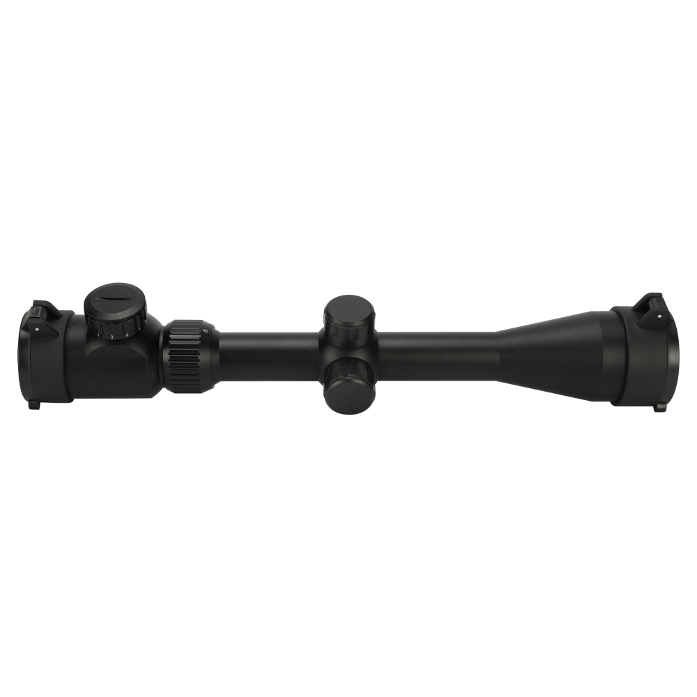 Прицел оптический BORNER 3-9x40 EG Mildot с подсветкой (крышки + кольца). Фото №3