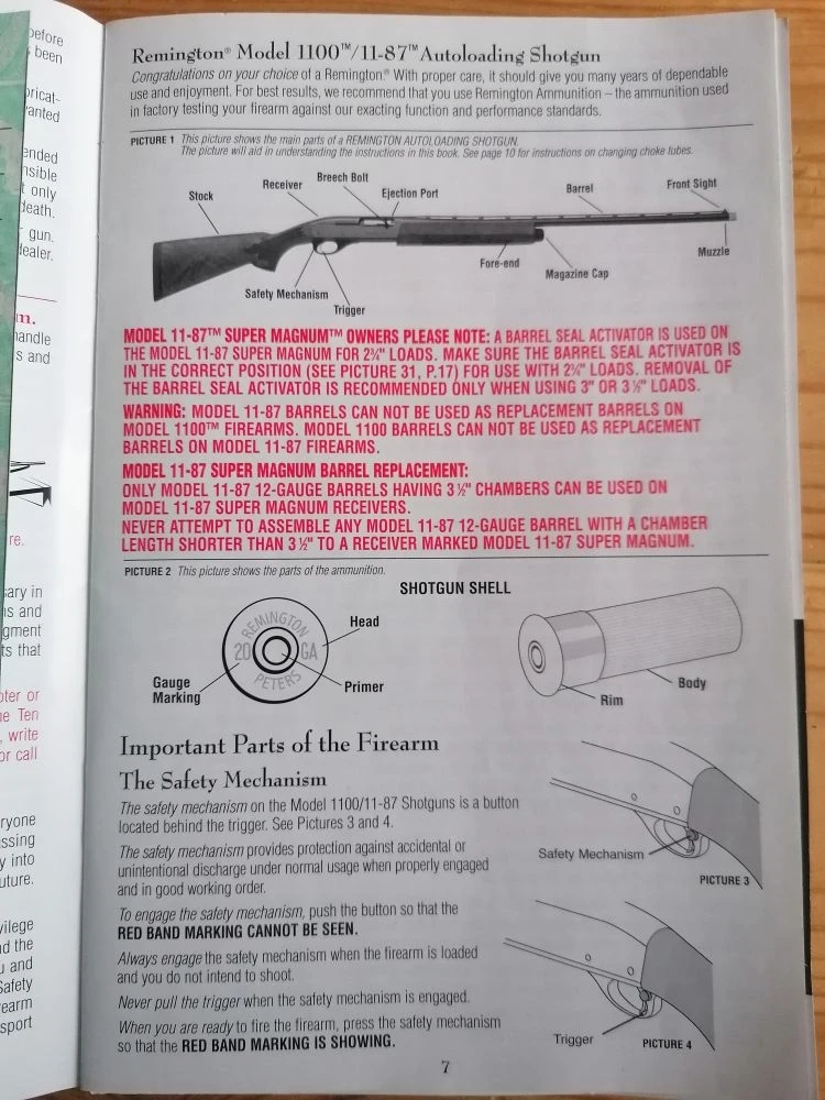 Remington Remigton 11-87 Sport кал.12х76. Фото №5