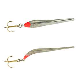 Блесна Гюрза 50мм, цвет (серебро) тройник. Фото №2 Блесна Гюрза 50мм, цвет (серебро) тройник. Фото №2