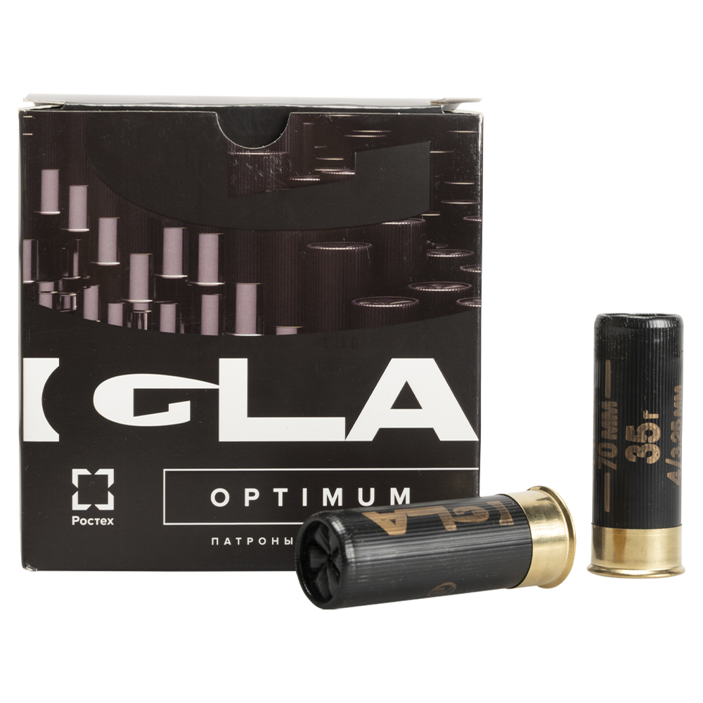 Патрон "Игла-Оптимум" 12/70 № 4 35 гр. (пачка 25шт, короб.,250). Фото №1 Патрон "Игла-Оптимум" 12/70 № 4 35 гр. (пачка 25шт, короб.,250). Фото №1