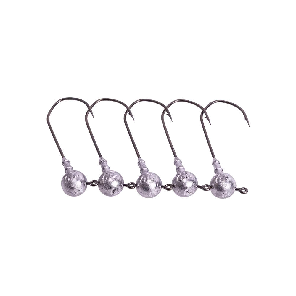 Джиг головка на крючке 76мм "Коготь" №6/0 22гр (5шт. упак.) (ИП Набов). Фото №2