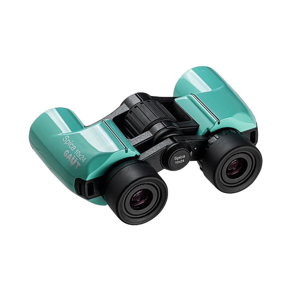 Бинокль GAUT Spica 10x24, Porro-призмы BAK4 бирюзовый. Фото №1