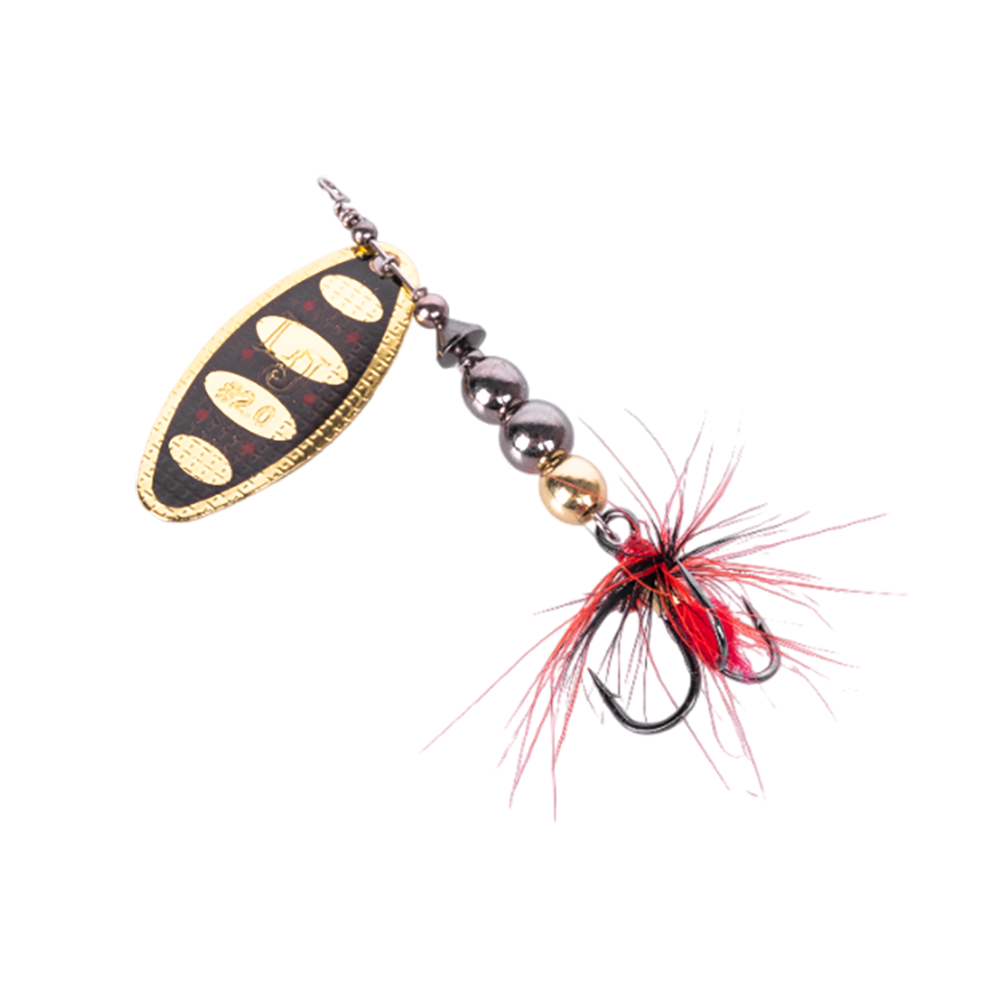 Блесна вращающаяся Lucky John Shelt Blade №2, 9гр, цвет (001). Фото №1