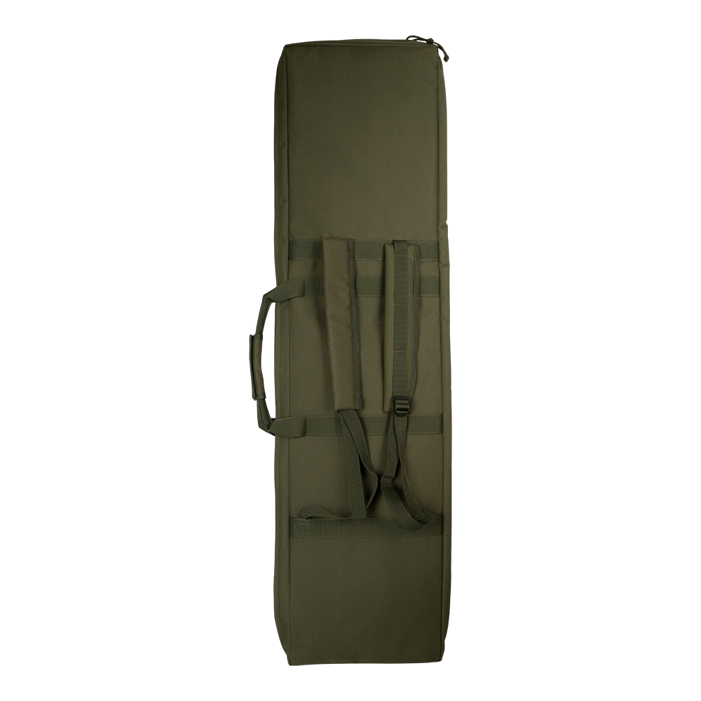 Кейс VEKTOR из капрона зел. с ППЭ и креплением оружия системой "молле" с рюкзачн. лямками и доп. отд. Фото №3