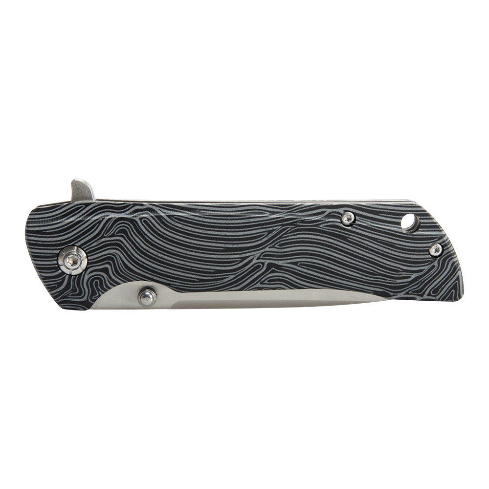 Нож складной Kranch WB-865, клинок AUS8, рукоять G10 white and black. Фото №2 Нож складной Kranch WB-865, клинок AUS8, рукоять G10 white and black. Фото №2