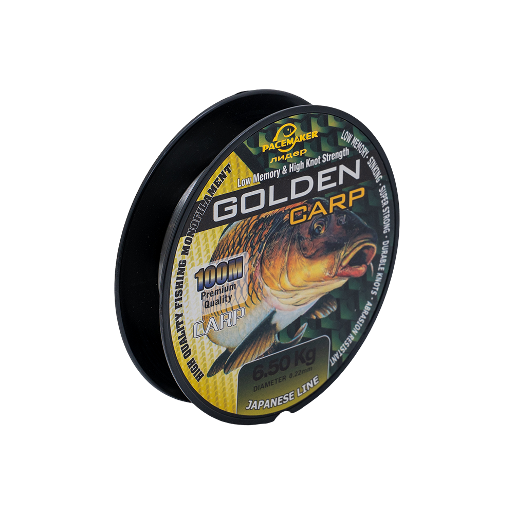 Леска монофильная "Golden Carp" 100m d 0.22. Фото №3