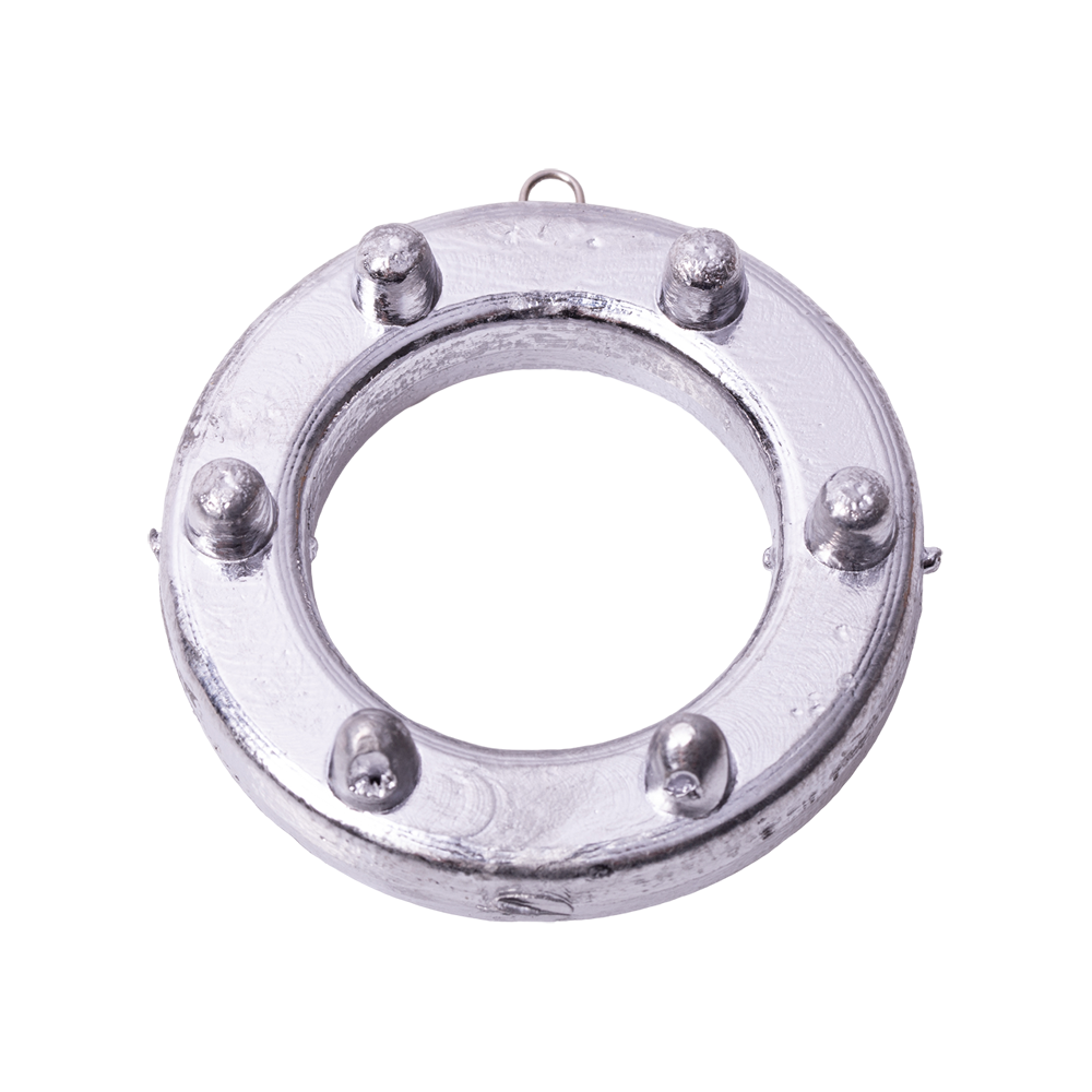 Груз "Кольцо" с шипами и ушком 180гр.. Фото №2