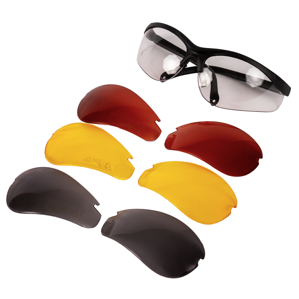 Очки Remington для стрельбы (чехол, 4 линзы). Фото №5