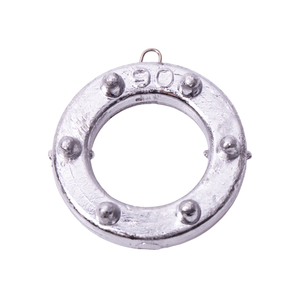 Груз "Кольцо с шипами и ушком" 90 гр.. Фото №1 Груз "Кольцо с шипами и ушком" 90 гр.. Фото №1