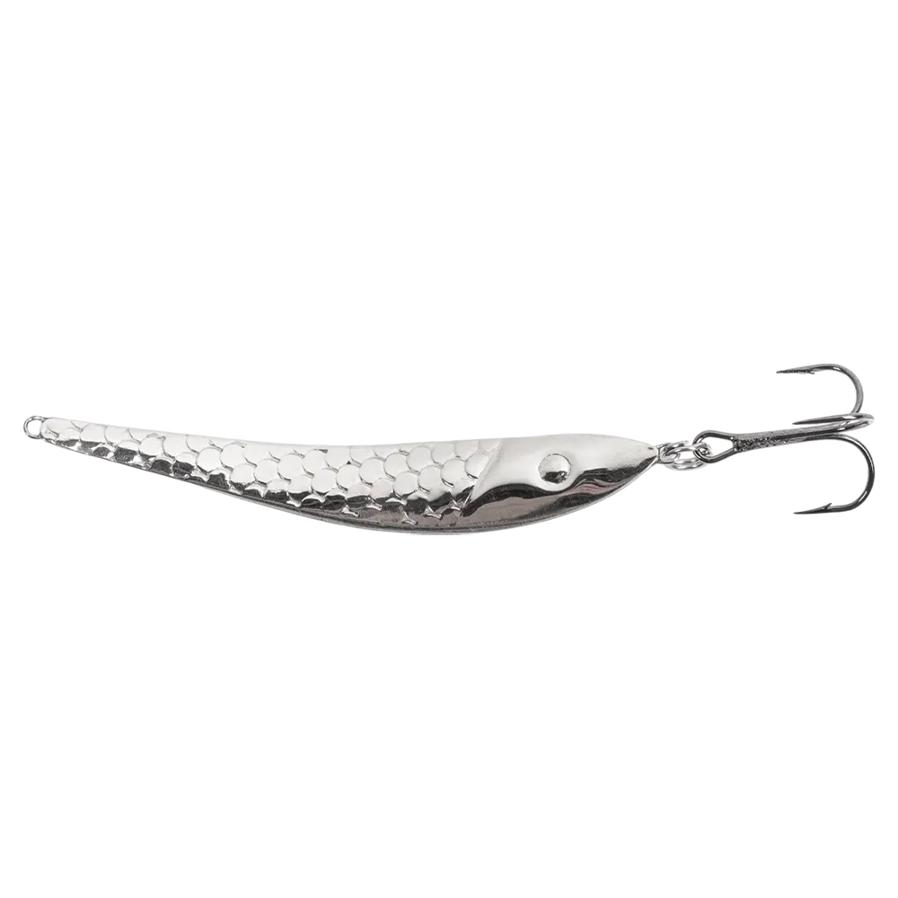 Блесна ЖОР Тюлька 2ЦМ 80мм, 11гр, цвет (рандоль/нейзильбер) тройник. Фото №1