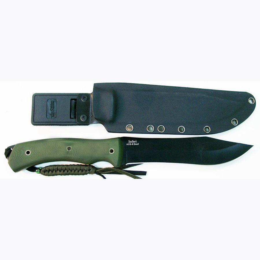 Нож Safari Черный AUS-8. Фото №3