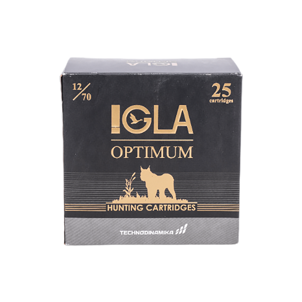 Патрон "Игла-Оптимум" 12/70 № 3 32 гр. (в пачке 25шт, короб.,250). Фото №1