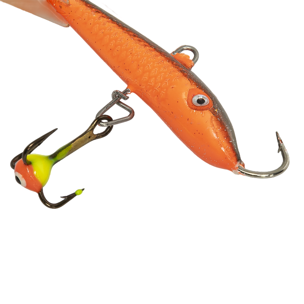 Балансир Lucky John FIN 60мм, 11гр, цвет (56) с тройником. Фото №2 Балансир Lucky John FIN 60мм, 11гр, цвет (56) с тройником. Фото №2