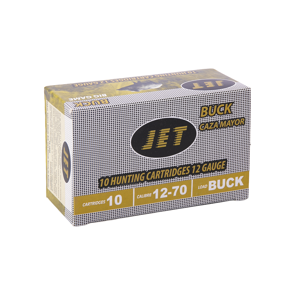 Патрон JET 12/70 Buck Shot/карт 7,8 (пач. 10шт/короб 200). Фото №1