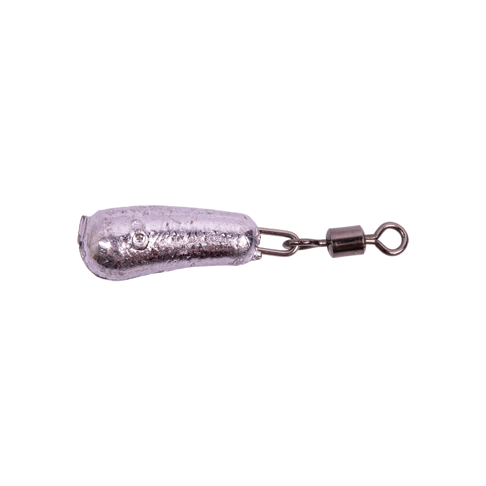 Груз "Банан с ушком и вертлюгом" 8гр. Фото №1