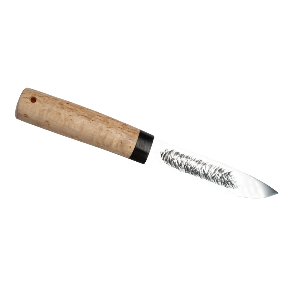 Нож МС Северный "Куница", клинок Х12МФ, кованный дол, карельская береза. Фото №2