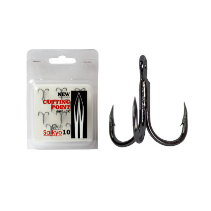 Крючки Saikyo тройник №10 BLN, (50шт). Фото №1 Крючки Saikyo тройник №10 BLN, (50шт). Фото №1
