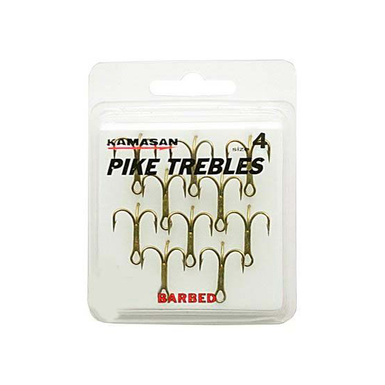 Крючки-тройники Kamasan серия  К62 размер  006 410шт. Фото №2