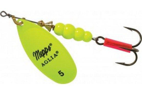 Блесна Mepps AGLIA FLUO CHARTREUSE №5. Фото №1