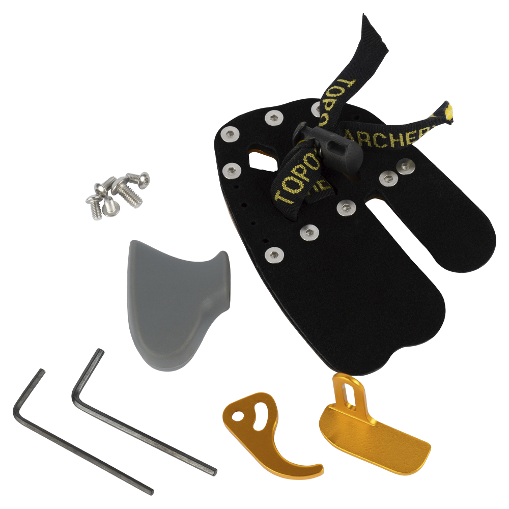 Напальчник для классического лука TP - размер S, желтый. Фото №1 Напальчник для классического лука TP - размер S, желтый. Фото №1