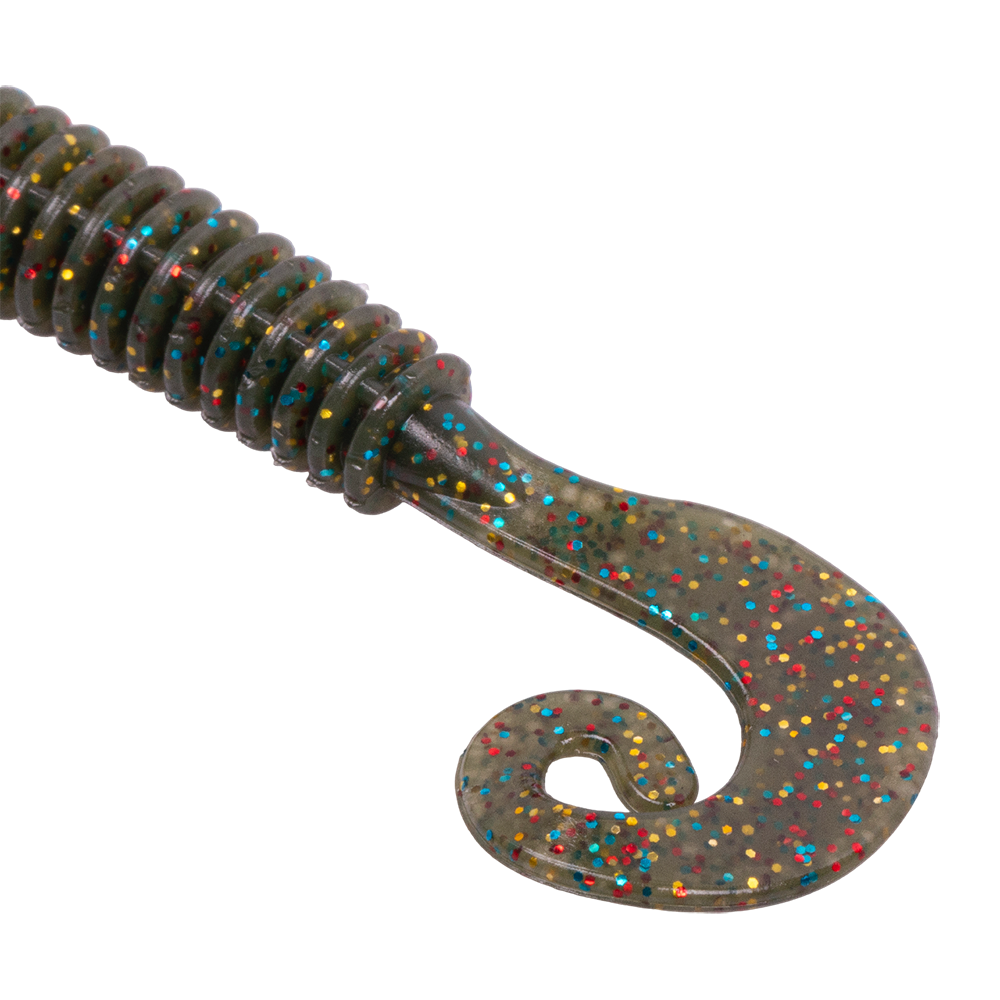 Твистер Lucky John Pro Series Ballist 3,3" 84мм, (8шт. упак.) цвет F08. Фото №3